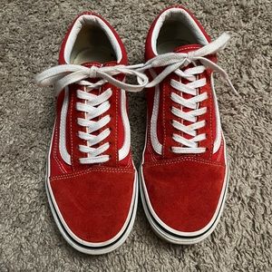 Old Skool Vans Red